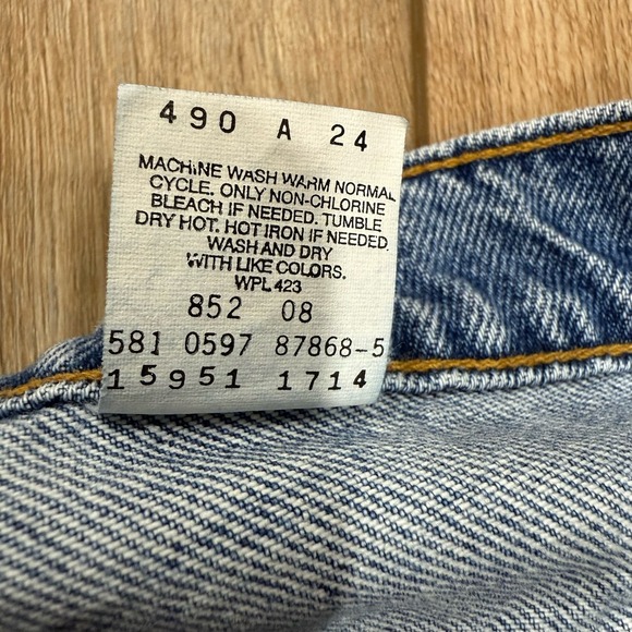 Vintage Levi's 550 Relaxed Fit Taper Jeans Sz 16 Reg M Women's USA White Tab 90s - Picture 7 of 8